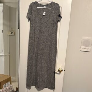 Old Navy Heather Gray Maxi Dress